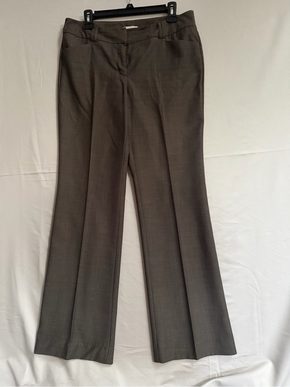 New York & Company Women's Boot Cut Dress Pants in Gray/Brown size 8